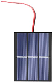 0.65w 1.5V Panel Solar Policristalino DIY Mini Cargador Solar Monocristalino Modulo deFuente deAlimentacion deCarga deEnergia deAlta Eficiencia Para Exteriores Cargador deBateria Con Cable deClip