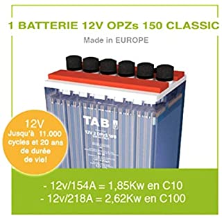 1 bateria de 12 V OPZS 150-Classic-.