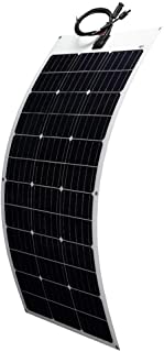 100W 12V Paneles Solares flexibles Solar Panel Module Flexible monocristalino fotovoltaico PV Solar Célula Solar Ideal Para Cargar de 12 Volt de Baterías