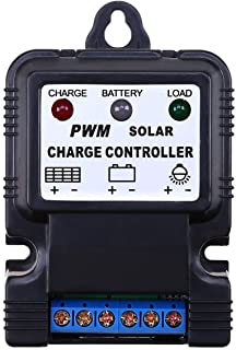 10A PWM Regulador de panel solar Regulador de carga de bateria 6V - 12V Interruptor automatico
