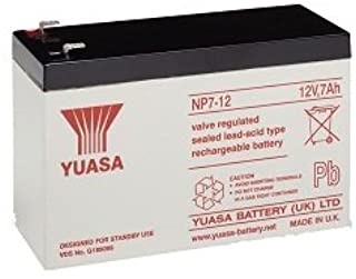 2 x Yuasa NP7-12 bateria de Alarma- Bici electrica- Scooter de 12V- 7Ah