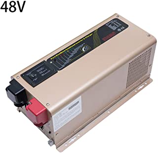 3000W Pico de 9000W de Onda sinusoidal Pura DC 12V - 48V a AC 110V 220V convertidor de Salida de la bateria con Cargador- Fuera de la Red de Baja frecuencia del inversor Solar