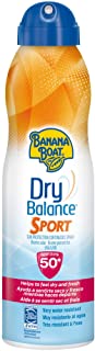 Banana Boat Dry Balance Sport SPF50 - Crema solar hidratante para deportistas en Spray solar 220ml