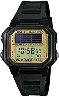 Casio CASIO Collection Men - Reloj digital de caballero de cuarzo con correa de resina negra (alarma- cronómetro- luz- solar) - sumergible a 50 metros