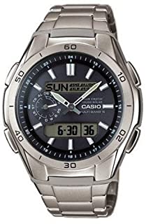 Casio WVA-M650TD-1AER – Reloj Hombre Analógico-Digital con Correa de Titanio