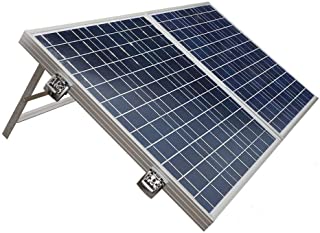 ECO-WORTHY Kit de panel solar plegable de poliéster portátil de 100 W con controlador solar de 15 Amp para carga de batería de 12 V