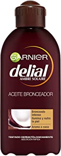 Garnier Delial Aceite Bronceador Intenso Nutritivo Hidratante con Aroma a Coco - 200 ml