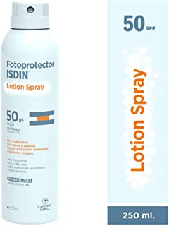 ISDIN Fotoprotector Lotion Spray SPF 50 - Alta Sensación Hidratante- Rápida Absorción - 250ml