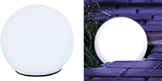 Lunartec Solar bola de luz con LEDs blanco cálido & control automático crepúsculo