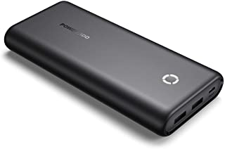 POWERADD EnergyCell Batería Externa Power Bank 20000mAh Cargador Móvil Portátil con 2 Salida USB para iPhone 11- iPad- AirPods- Samsung- Huawei- Xiaomi Redmi Note 7 y más-Negro