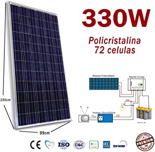 Panel Solar 330w Placa Solar Fotovoltaico Polycrystalline para 24v 48v