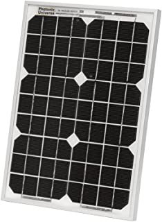Photonic Universe - Placa solar para caravanas- barcos y cualquier otro sistema descentralizado de 12 V