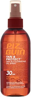 Piz Buin Tan & Protect Protector Solar Acelerador del Bronceado- Aceite en Spray SPF 30- Protección Alta - 150 ml