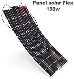 Placa Solar Flexible 150w Monocrystalline 12v Panel Solar Flex 150w Ideal para Autocaravana-Caravana y Barco