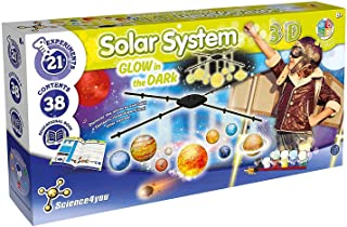 Science 4 You SY613034.0035 Sistema Solar 3D GITD- Stem Kit de Juguetes de Ciencia para niños Mayores de 8 años- Multi