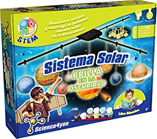 Science4you - sistema solar - brilla en la oscuridad- juguete educativo y científico.