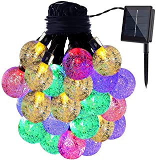 Solar Balls String Lights- EONANT 30 LEDs 6M Luces de Cadena Impermeable del Globo para el Jardín al Aire Libre Decorativo (Multicolor)