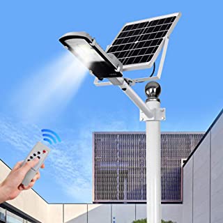 Ultra Potente Farolas Solares Exterior-Impermeable IP65 LED Luz Solar 40W~400W-con Soporte Ajustable Y Control Remoto Solar Security Lights Para Calle-patio-jardín Etc. (1 Pack)-40W-3600~4000lm