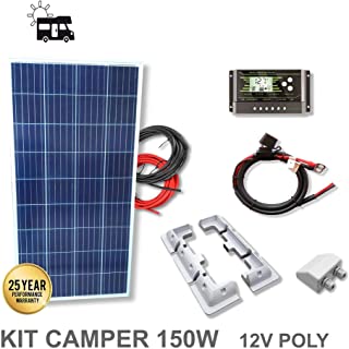 VIASOLAR Kit 150W Camper 12V Panel Solar