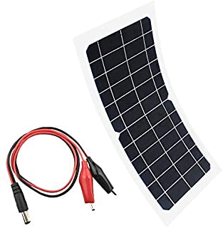 XINPUGUANG Panel solar flexible de 10W 6v monocristalino Celda solar para camping senderismo luz cargador exterior (6V)
