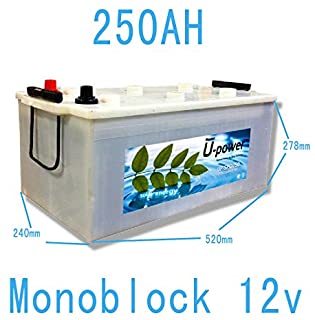 ACIDO PLOMO 250AH 12V Bateria Monoblock
