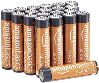 AmazonBasics - Pilas alcalinas AAA de 1-5 voltios- gama Performance- paquete de 20 (el aspecto puede variar)