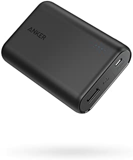 Anker PowerCore 10000 mAh - Bateria externa Power Bank- cargador portatil pequeno y ligero- bateria externa compacta con tecnologia de carga rapida para iPhone- Samsung Galaxy y mas