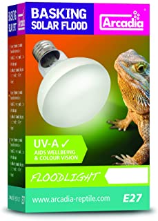 Arcadia sbf100 Basking Solar lampara UVA Floodlight
