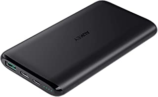AUKEY Bateria Externa para Movil USB C- Powerbank 10000 mAh- Cargador Portatil compatible con iPhone XS-XS Max-XR- Samsung- Nintendo Switch- tabletas y mas