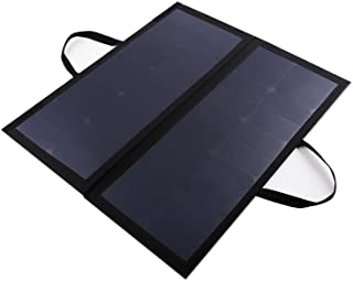 AUKEY Cargador Solar 60W- 12V 5A MAX con Clip Extraible PB-P10 (Negro)