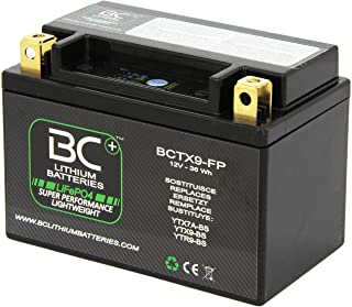 BC Lithium Batteries BCTX9-FP Bateria Litio para Moto LiFePO4 HJTX9-FP - YTX9-BS - YTR9-BS