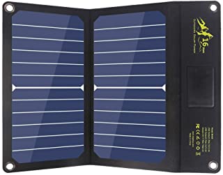 BigBlue - Cargador de Energia Solar Waterproof 16W Plegable 2 Porto USB - Compatible con iPhone- GoPro- iPad- Galaxy- Dispositivos con Suporte USB y Mas