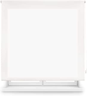 Blindecor Ara - Estor enrollable translucido liso- Blanco Roto- 160 x 175 cm (ancho x alto)