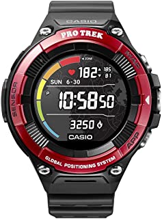 Casio Pro Trek Smart Reloj Digital Smartwatch Unisex con Correa de Resina WSD-F21HR-RDBGE