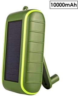 Chirsemey Cargadores Solares Portatiles para Moviles Baterias Universal Bateria Externa Solar Fuente De Alimentacion Movil Solar Energia De Manivela Energia Movil advantageous