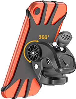 Cocoda Soporte Movil Bicicleta- Soporte Movil Moto- Rotacion 360° Ajustable Silicona Universal Montaje para Manillar de Bicicleta para telefonos de 4.7'.'. - 6.5'.'.