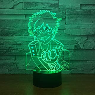 Color 3D Led Modelado visual Anime Figura Luz nocturna Ninos Boton tactil Usb Lampara de mesa Decoracion para el hogar Iluminacion Regalo