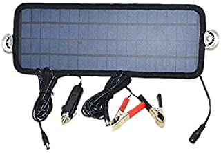 CWTIAN Mordazas para tuberias- 4.5W celulas solares portatiles de energia Recargable Cargador de bateria- bateria del automovil del Coche Barco