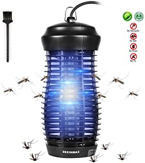 DEKINMAX Lampara Mata Insectos Electrico Lampara Anti Mosquitos UV Mosquitera Electrica (Lampara Antimosquito 6W)