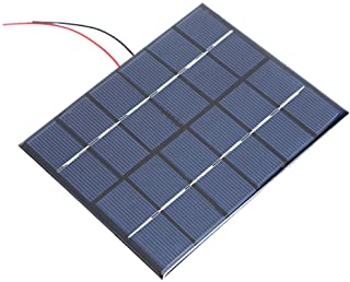 Domybest Panel solar de 2 W- 6 V- 330 mAh- polisilicona- kit de bricolaje- panel de bateria