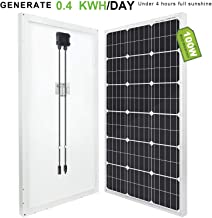 ECO-WORTHY Modulo Solar 100w 12v policristalino para Cargar baterias
