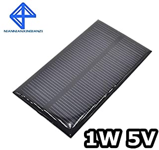 Electronica inteligente Panel solar 1W 5V electronico DIY Pequeno panel solar para telefono celular Cargador Hogar Luz Juguete- etc. Celda solar