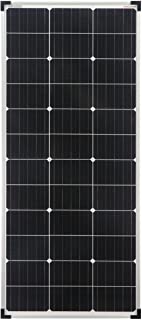enjoysolar® Mono 100W Modulo solar 12 V Panel solar Monocristalino 100 W ideal para autocaravanas- casa de jardin- barco