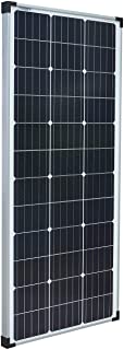 enjoysolar® Mono 100W Módulo solar 12 V Panel solar Monocristalino 100 W ideal para autocaravanas- casa de jardín- barco