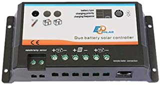 EPIPDB Regulador Solar 10A Duo para 2 baterias Independientes 12V-24V