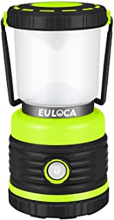 EULOCA Farol de Camping LED Regulable- 1200lm 4 Modos- Resistente al agua Linterna Camping- Lampara para Pesca- Excursion- Jardin- Patio y hiking