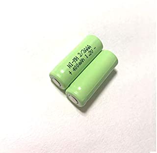 FCQLR Compatible para 10PCS 1.2V 2-3AAA ni-mh Rechargeable bateria 400mah 2-3 AAA nimh Cell with NO Welding tabs para LED Solar Light