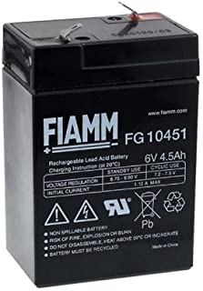 FIAMM Recambio de Bateria para Peg Perego Feber Injusa Smoby Diamec 6V 4 5Ah1
