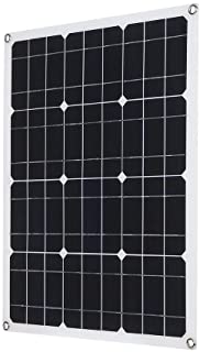 Galapara Modulo de Panel Solar monocristalino de enjoysolar- DC5V - DC18V 40W Salida Dual El Panel de Carga Solar del Cargador del Coche de la Interfaz USB- Ideal para el jardin o la Caravana