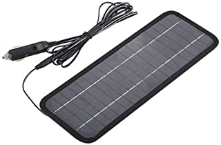 Glomixs Solar Panel 12V 5W Battery Charger System Portable Maintainer Marine Boat Car New-1x Solar Power Battery Charger